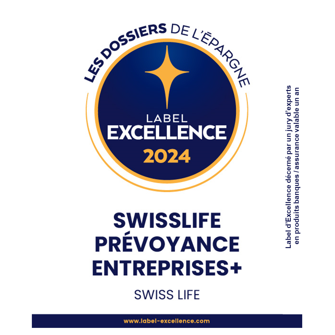 Label d'excellence 2023 SwissLife Prévoyance Entreprises +