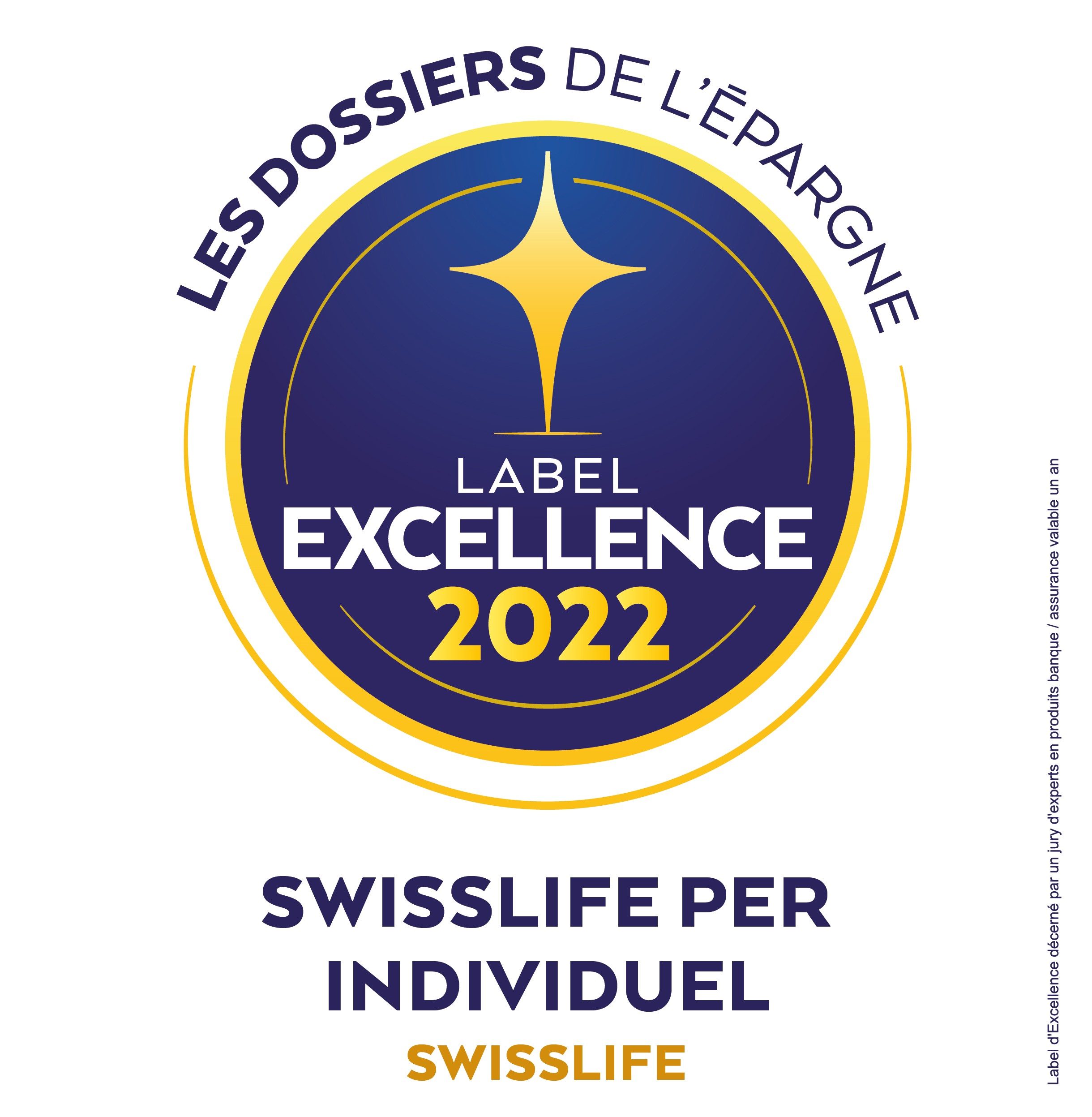 SwissLife PER Individuel - Label d'excellence 2021