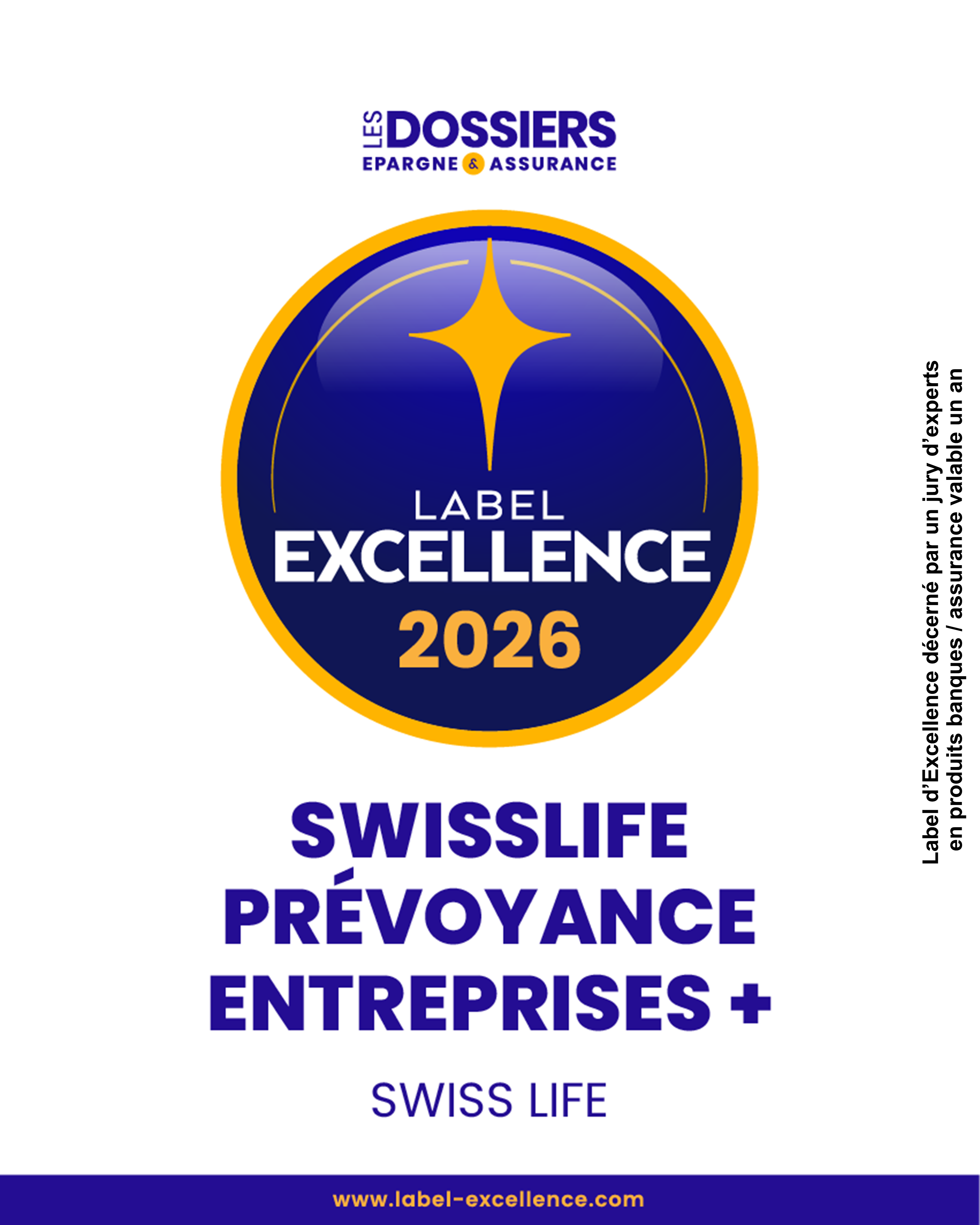 label excellence swisslife prévoyance entreprises plus 